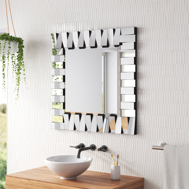 Wade Logan® Modern & Contemporary Beveled Accent Mirror & Reviews Wayfair